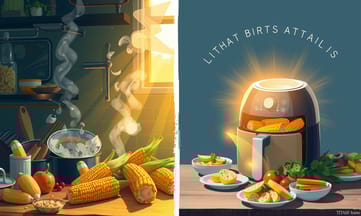 嘗試氣炸鍋 Bhutta 玉米,輕鬆健康又方便上桌